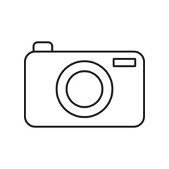 Photo camera vector icon