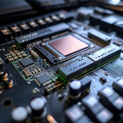 Fototapeta premium High performance graphics processing units (GPUs)