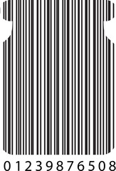 barcode business illustration vector icon