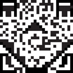 Qr code vector icon