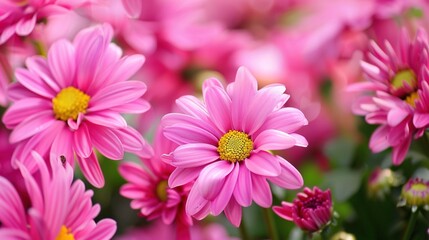 Obraz premium beautiful flower pink background,Enchanting Pink Floral Symphony