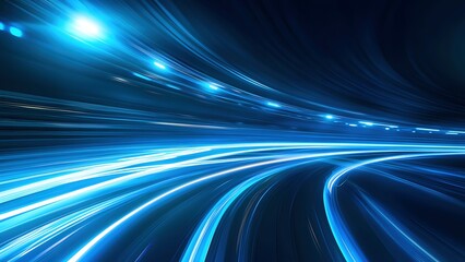 Laser beam and circular tunnel dynamic effects