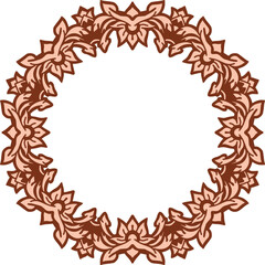 Simple Ornament Border with Classic Style Frame