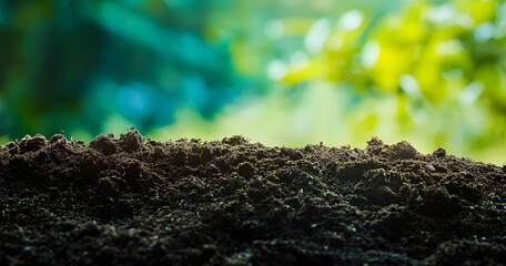 soil texture with green background