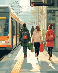 sustainable lifestyles in major cities, Urban Life in Major Cities with Clean Public Transit