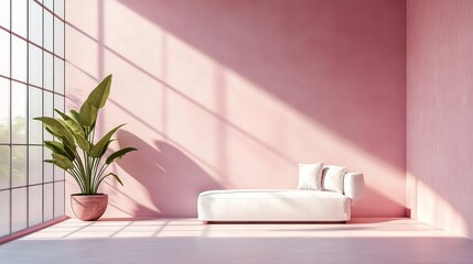 sustainable lifestyles in major cities, Minimalist Urban Living Space with Natural Light