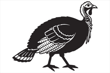 Turkey character in different poses on a white turkey bird in a medical mask, coronavirus concept. Thanksgiving Day