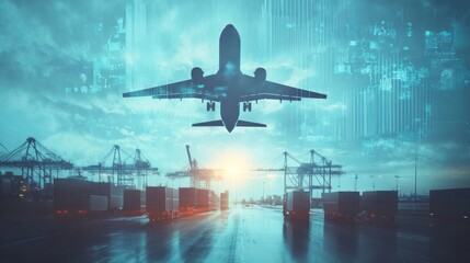 Images of various transportation vehicles are blended together in a stunning way.