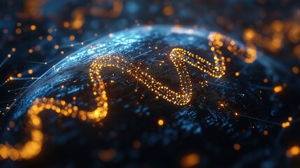 Galactic Wave DNA Pathways Over Earth