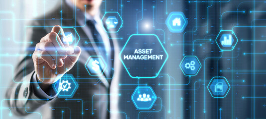 Asset management Business technology internet concept. Real Estate