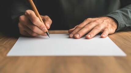 Obraz premium Closeup of hands signing procurement contract, representing agreement finalization