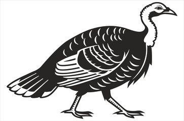 Turkey character in different poses on a white turkey bird in a medical mask, coronavirus concept. Thanksgiving Day