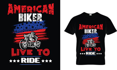 american biker live to ride