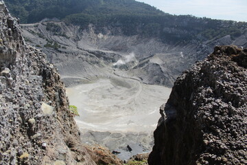 Kawah Ratu Mount Tangkuban Perahu West Java Indonesia