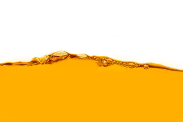 orange juice splash isolated