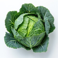 Obraz premium Green Cabbage, Fresh and Crisp