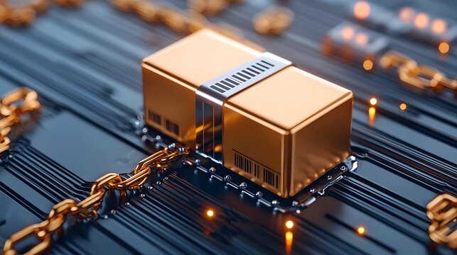 Secure Data Storage Concept. Image Illustration background for presentation and wallpaper Beautiful picture