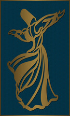 mosque door and window. Muslim islamic prayer mat for prayer. Suitable for greeting card and textile print.