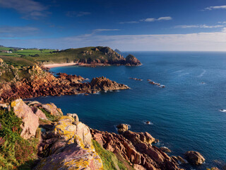 Fototapeta premium view of the coast and the sea
