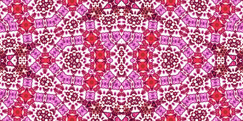 Seamless kaleidoscope pattern. The texture of the woven pattern. Endless pattern