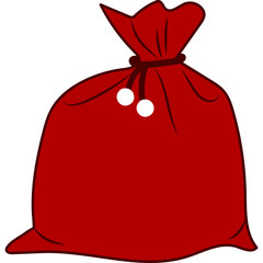 Santa Sack Illustration