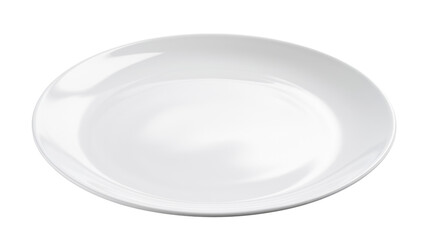 High-Quality PNG of Empty white plate isolated on ransparent png &ndash; High Resolution