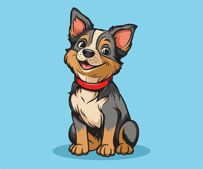 CUTE DOG ILLUSTRATION