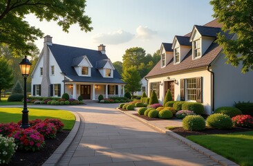 Residential buildings in a beautiful location