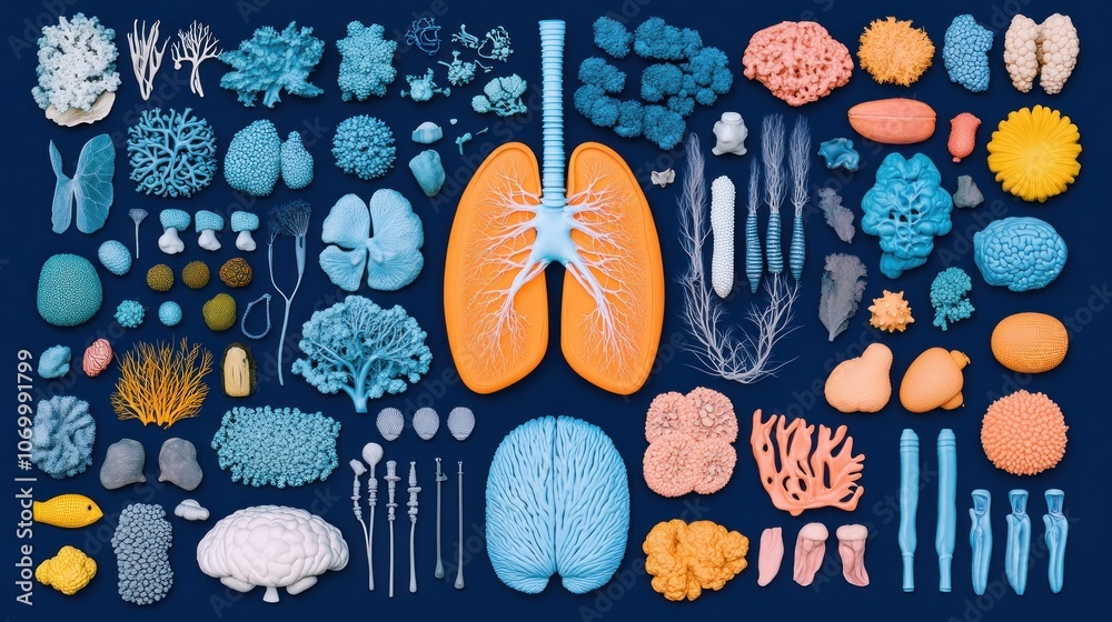 Fototapete explore the intricate world of biological structures and their functions