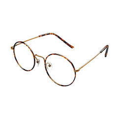 glasses on transparent background