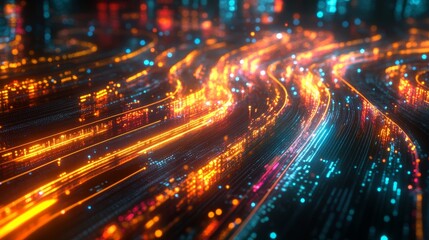 Dynamic Data Flow Visualization