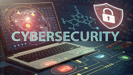 Cyber security and data protection on internet. Shield