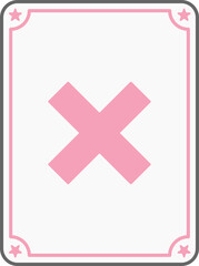 Fototapeta premium 오엑스카드