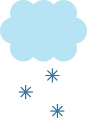 snow cloud chrismas element illustration.svg