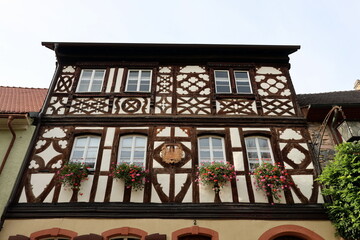 Fachwerkhaus in der Mittelstadt von Burkheim