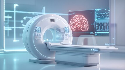 AI-Driven MRI Scan with Real-Time 3D Imaging