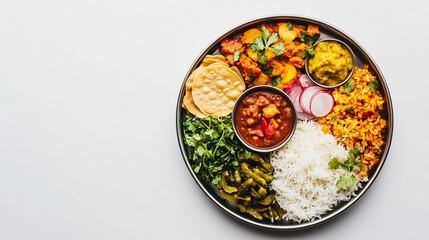 a variety of the most delicious Indian food.