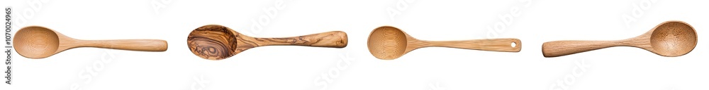 Poster seeds of chia in a spoon, isolated on a transparent background