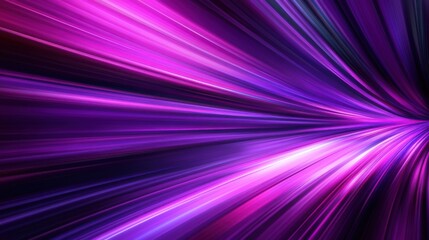 Fototapeta premium Dynamic abstract light trails in vibrant shades of purple and pink, creating a sense of motion and energy.