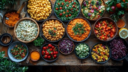Vegan feast celebrates global plantbased cuisine variety for Veganuary
