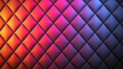 Obraz premium Vibrant textured background with diamond patterns in warm orange and cool blue tones.