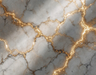 Obraz premium Golden River Luxury Veins in Marble Texture