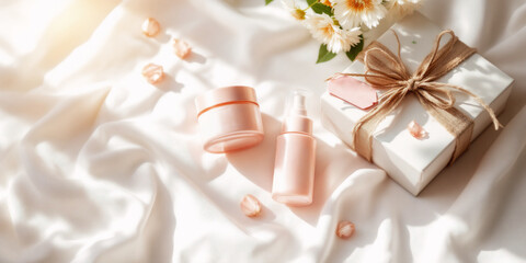 Spring Breeze Amber Perfume Among Flowers