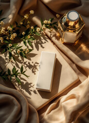 Spring Breeze Amber Perfume Among Flowers