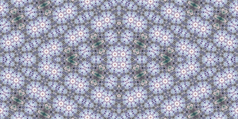 Seamless kaleidoscope pattern. The texture of the woven pattern. Endless pattern
