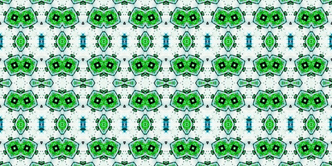 Seamless kaleidoscope pattern. The texture of the woven pattern. Endless pattern
