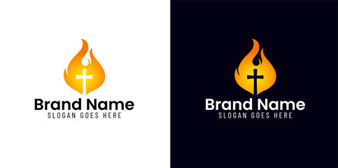 fire and cross logo © Fransiskus