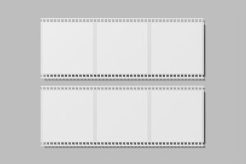 Filmstrip Photo Blank Mockup