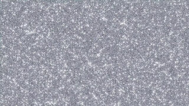 silver texture with shiny glittering stars animaion , fairy lights luxury silver pattern motion design element
