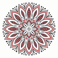 abstract background, Flower Mandala, Pattern Circle Creative Luxury Ornamental Mandala design 